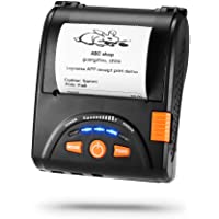 MUNBYN Mini Impresora de Recibo Térmica 58mm para Comida a Domicilio- Impresora Portátil de Ticket- Coneccíon…